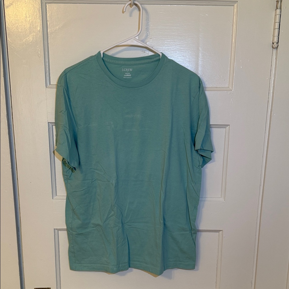J. Crew Men's Light Blue Short Sleeve Tee